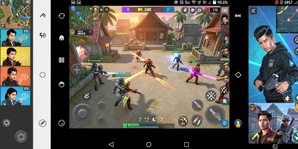 fomototo - Screenshot dengan pemandangan dunia permainan yang indah.